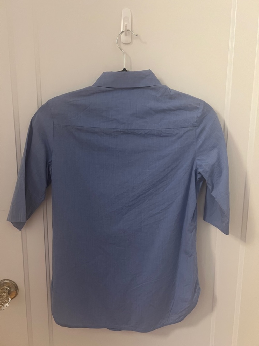 COS Light Blue Button-Front Top - Picture 4 of 5